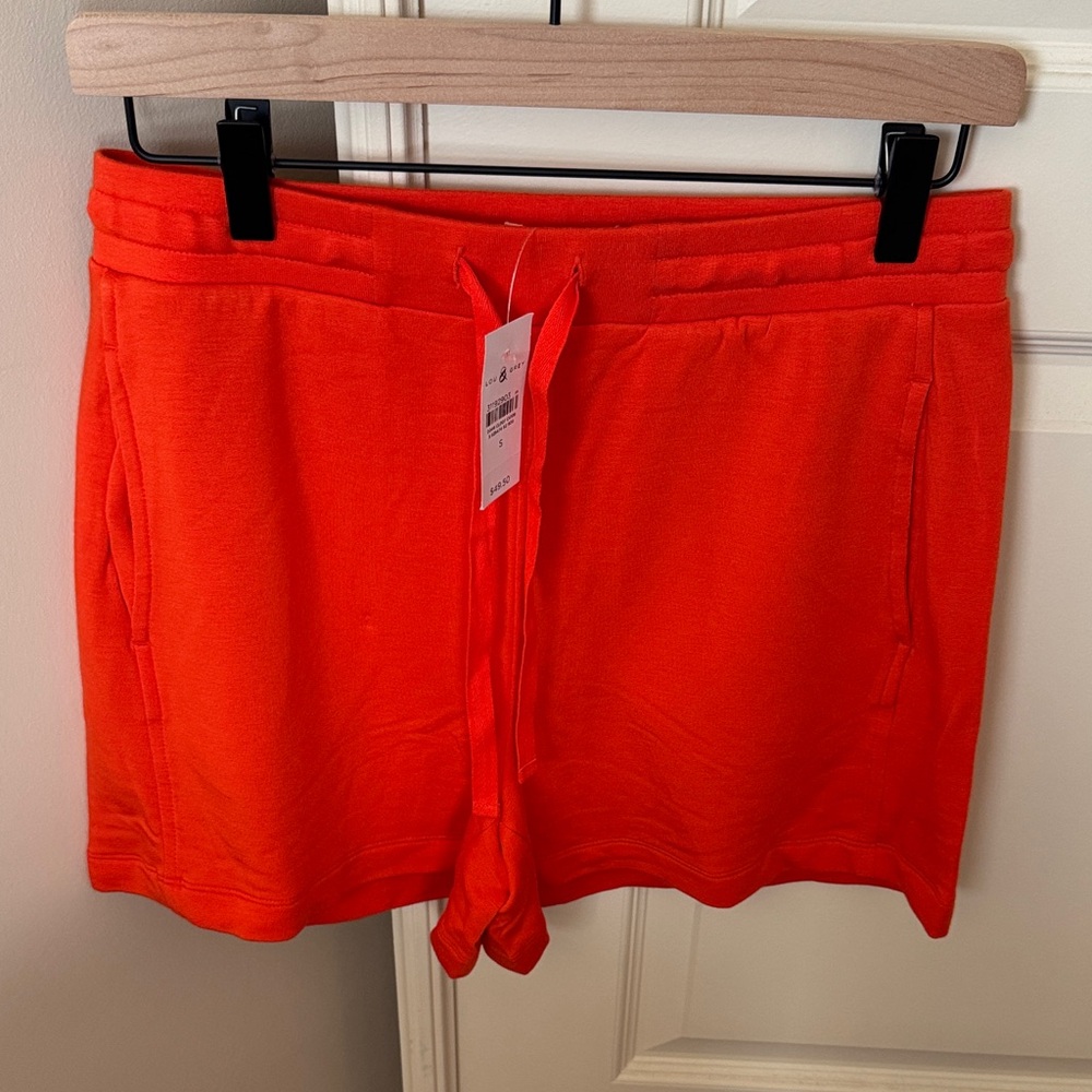 Lou & Grey Women's Bright Orange Drawstring Casual Shorts